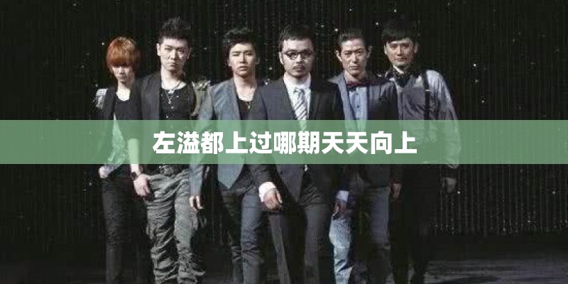 左溢都上过哪期天天向上
