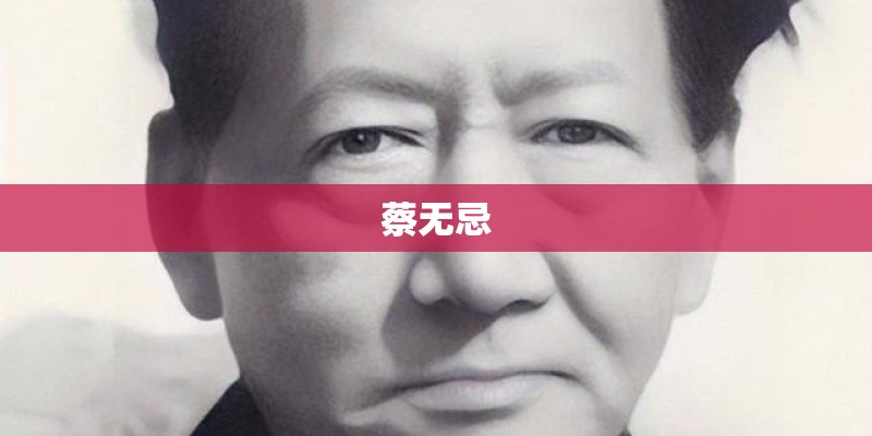 蔡无忌 蔡无忌
