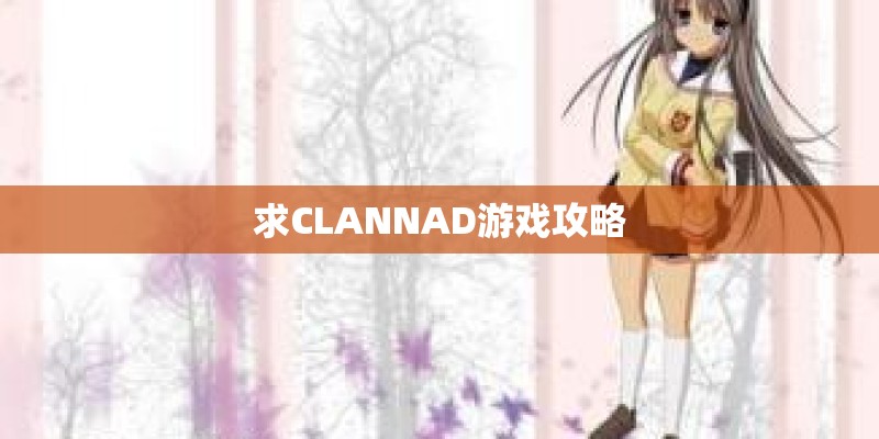 求CLANNAD游戏攻略